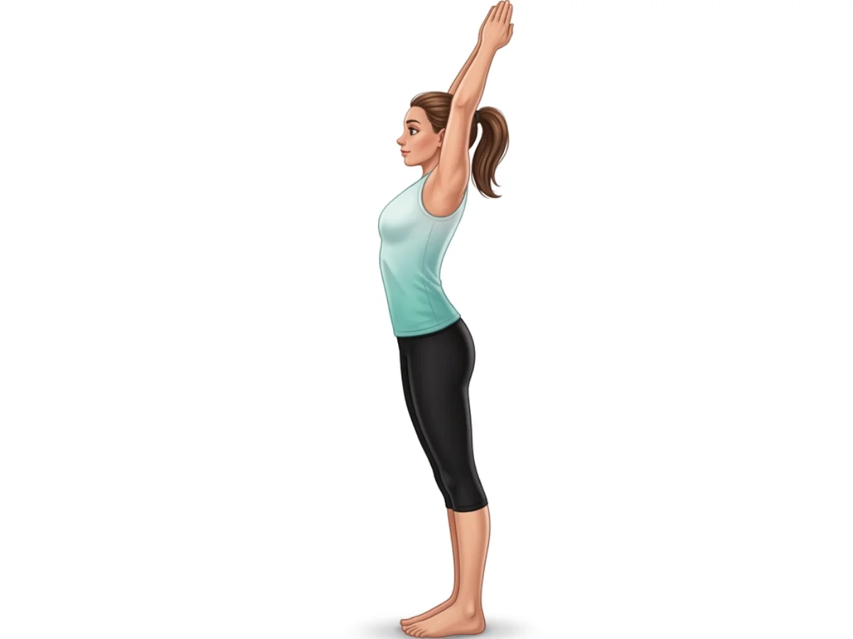 Crescent Moon - pose preview alignment illustration