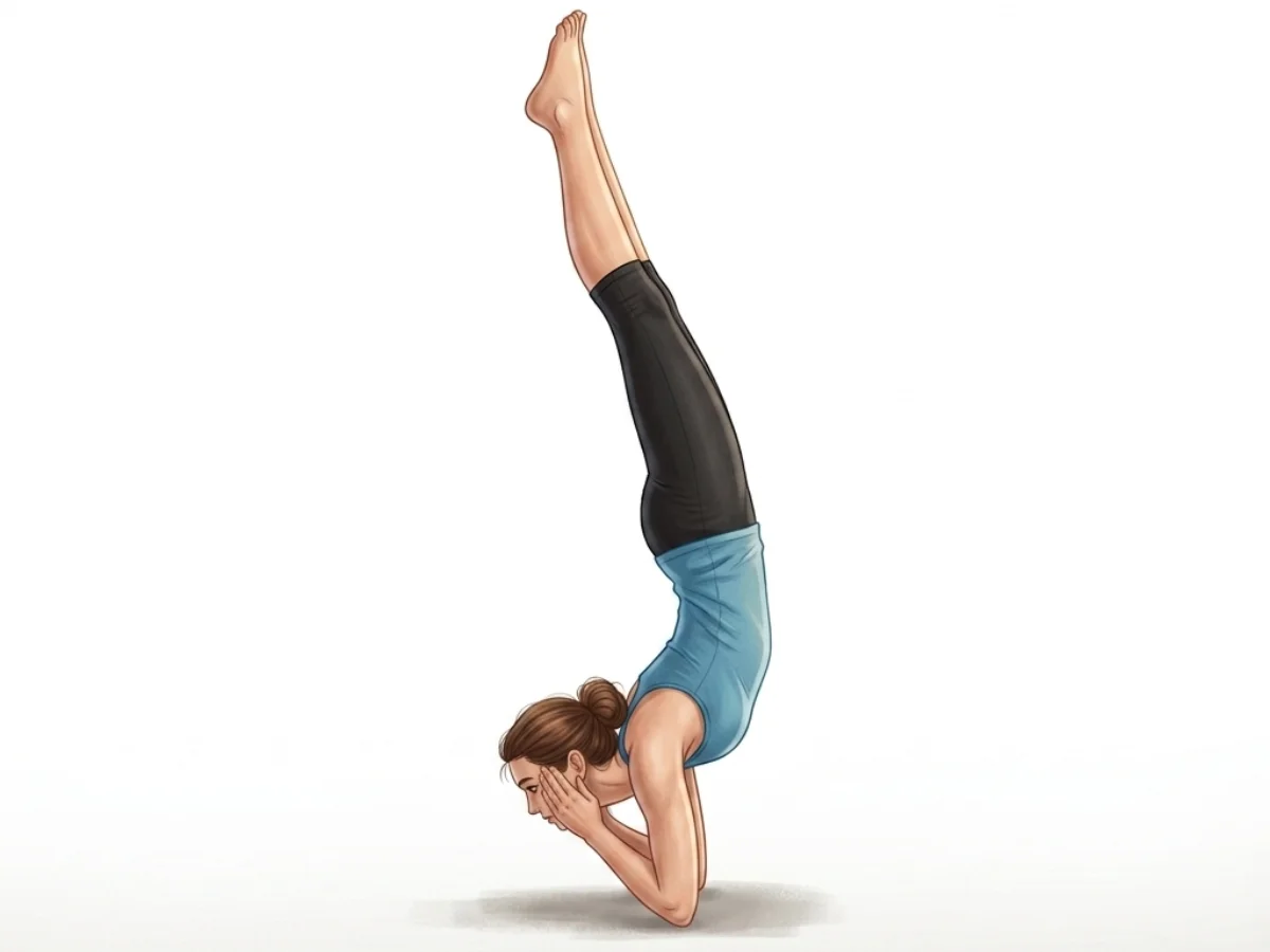 Elbow Balance - pose preview alignment illustration