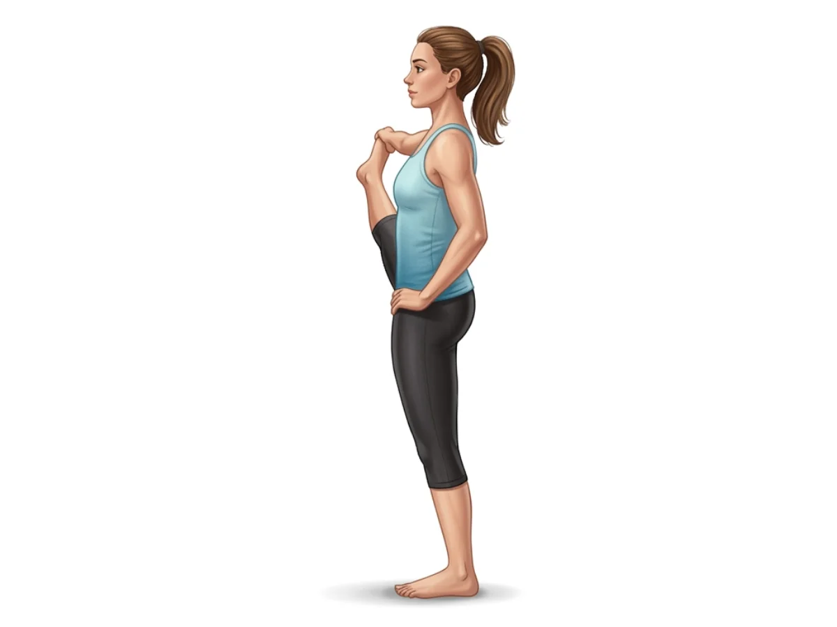 Extended Standing Hand to Big Toe Pose - pose preview alignment illustration