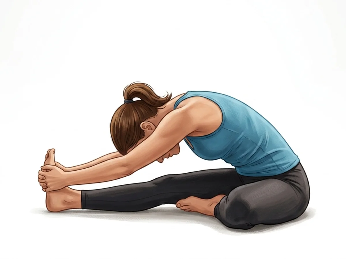 Head to Knee I - pose preview alignment illustration