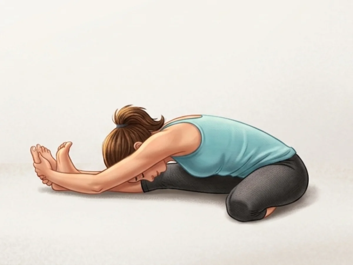 Head to Knee II - pose preview alignment illustration
