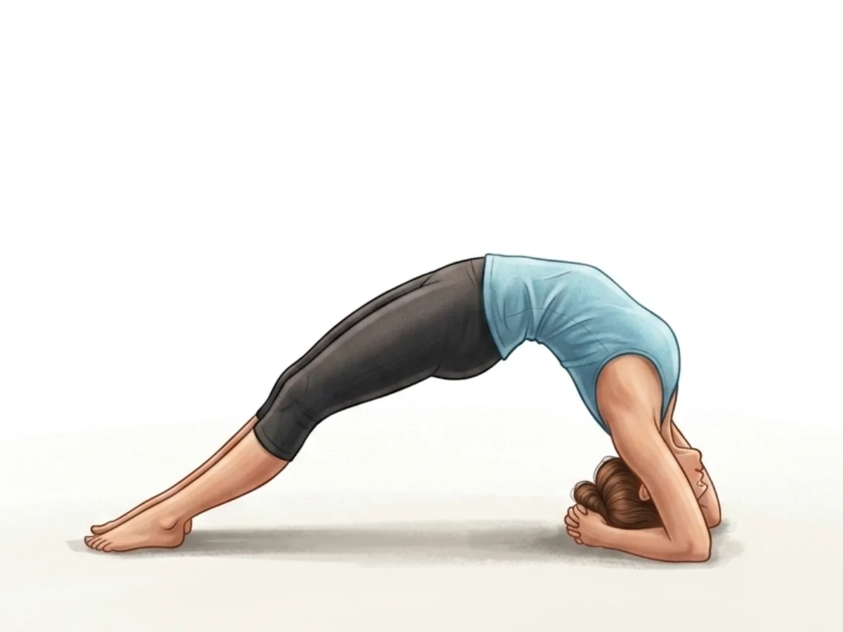 Inverted Staff - pose preview alignment illustration
