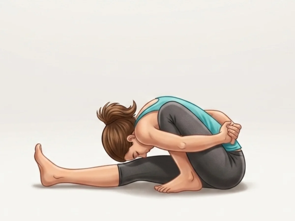 Sage Marichi's I - pose preview alignment illustration