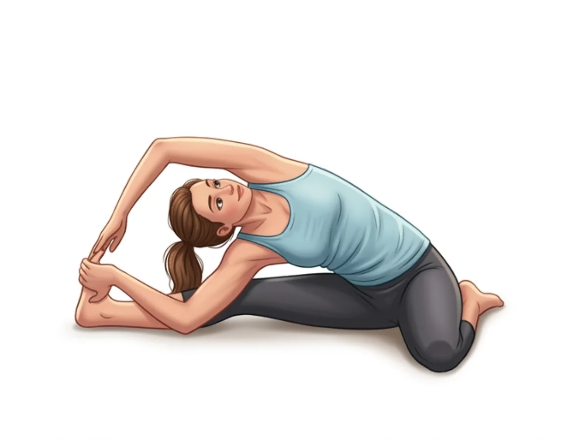 Seated Gate - pose preview alignment illustration