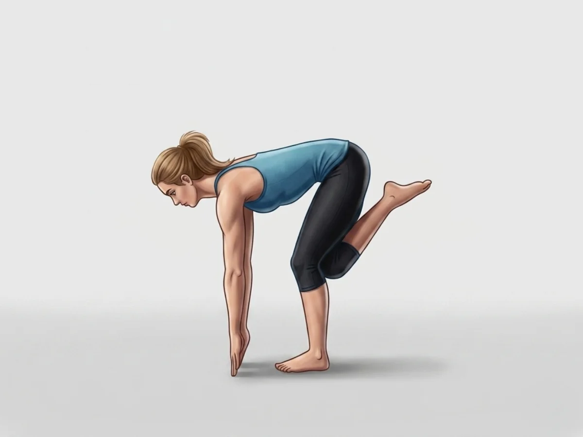 Shiva Squat - pose preview alignment illustration