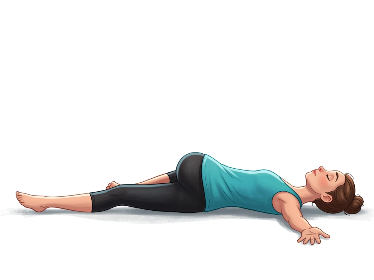 Supine Spinal Twist